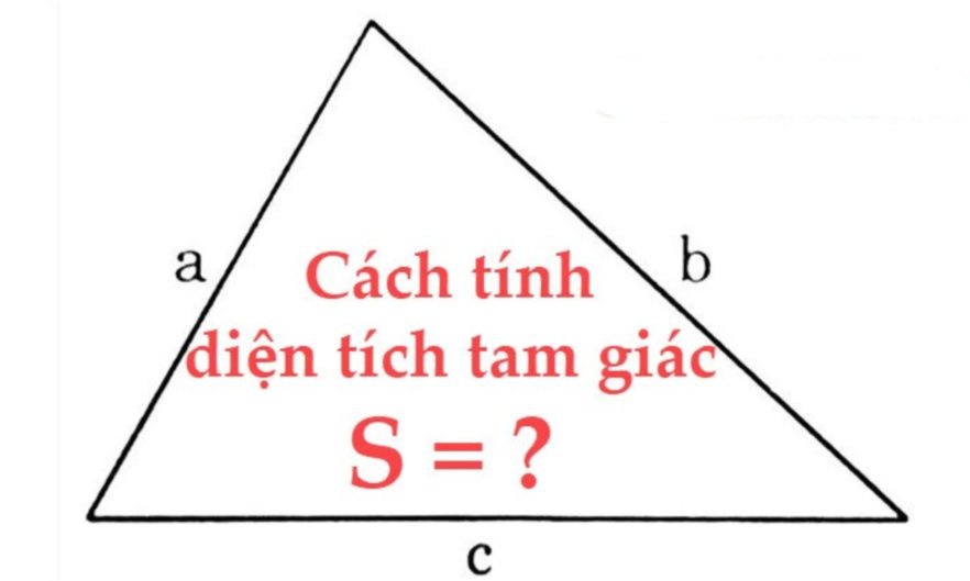 các công thức tính diện tích tam giác-1
