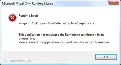 runtime error-0