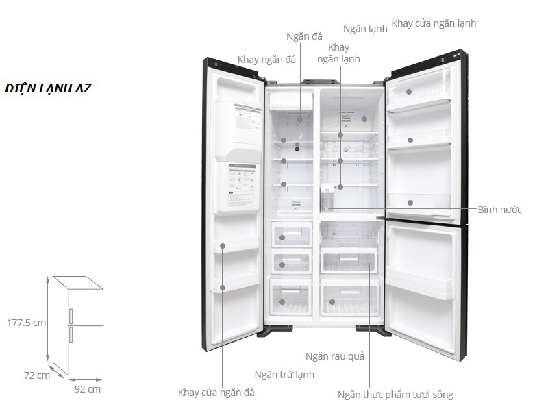 kích thước tủ lạnh 2 cánh-0